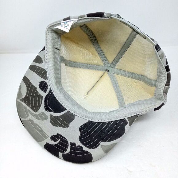 Vintage Bluefield VA Beverage Co Rope Snapback Mesh Camo Trucker Hat Cap - Picture 6 of 9